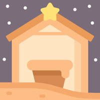 Icon Weihnachtskrippe